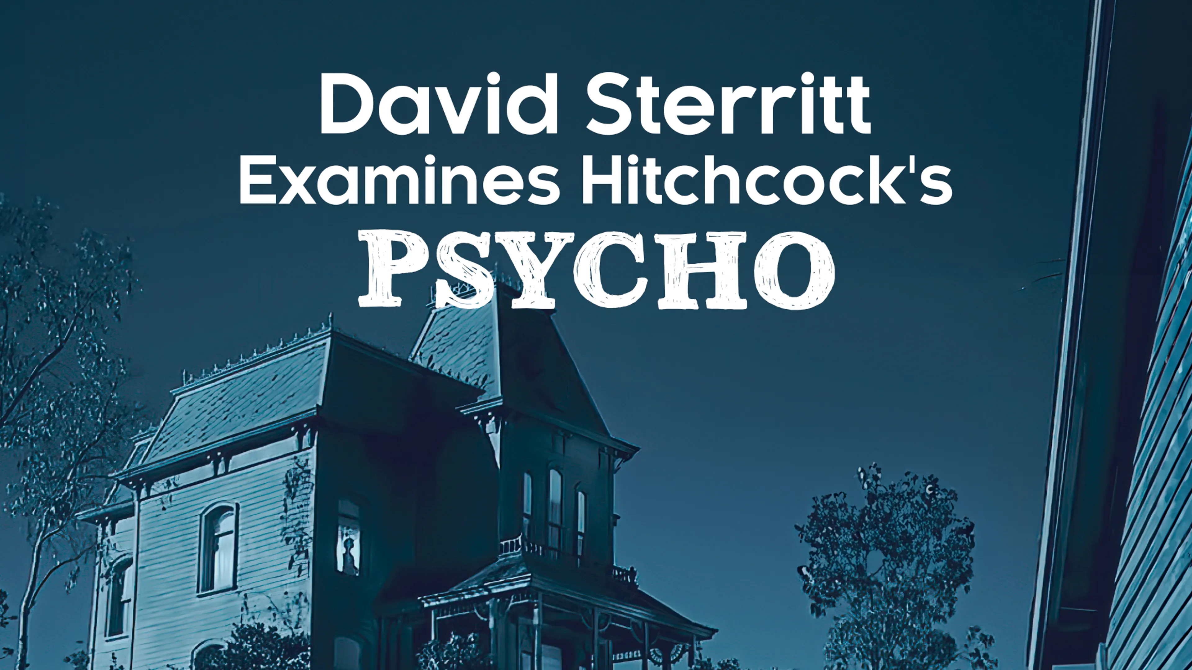 David Sterritt Examines Hitchcock's Psycho poster